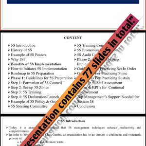 Training Module, check sheets and posters